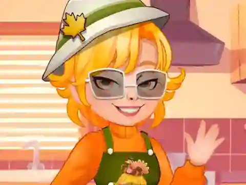 Játék Roxie's Kitchen Thanksgiving Cupcake online