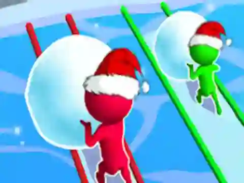 Játék Snow Race: Christmas Runner online