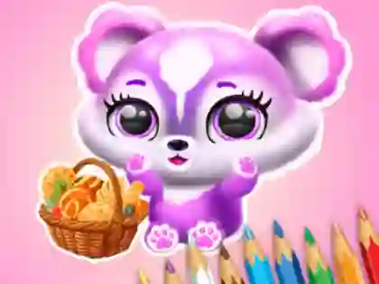 Játék Coloring Book: Fluffy Picnic online