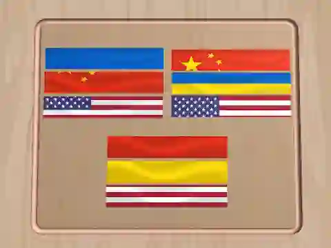 Játék Flag Puzzle Jam: Collect Flags online