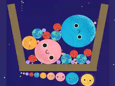 Játék Merge Planets online