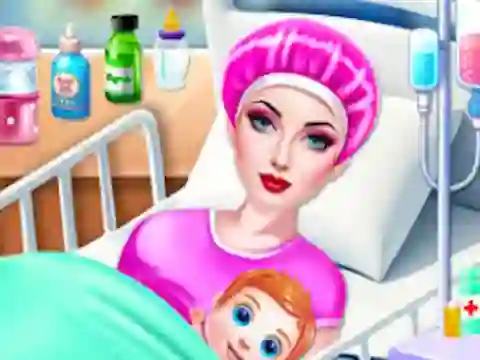 Játék Pregnant Mom Newborn Care online
