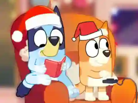 Játék Jigsaw Puzzle: Bluey Christmas Party online