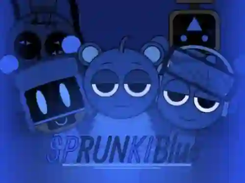 Játék Sprunki Blue Mod online
