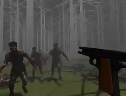 Játék Zombies in a Forest online