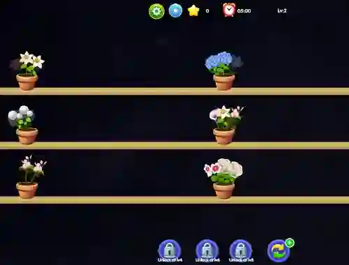 Játék Flower Matching online