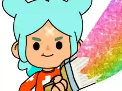 Játék Coloring Book: Toca Boca Rita online