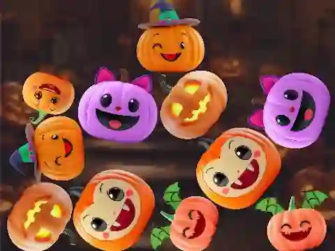 Játék Merge Connect Pumpkins: Halloween! online