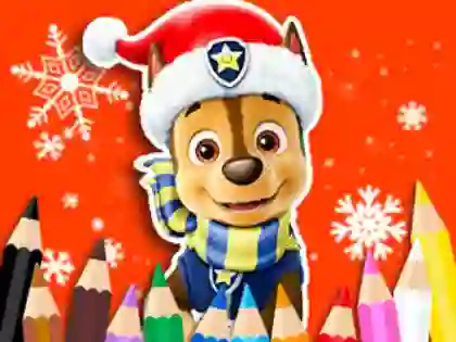 Játék Coloring Book: PAW Patrol Christmas online