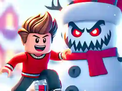 Játék Jigsaw Puzzle: Roblox Snowball Battle online