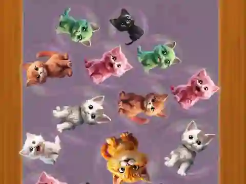 Játék Merge Cats: 2048! online