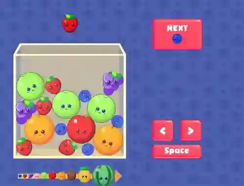 Játék Fruit Merge online