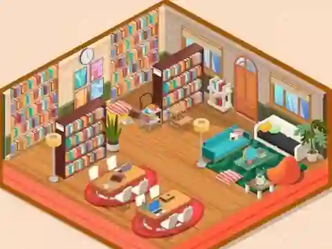 Játék Decor: My Library online