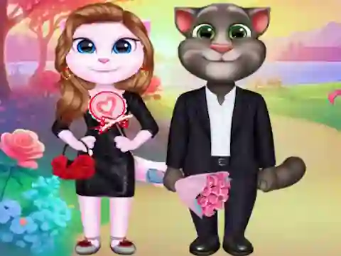 Játék Kitty Couple Lovely Valentine online