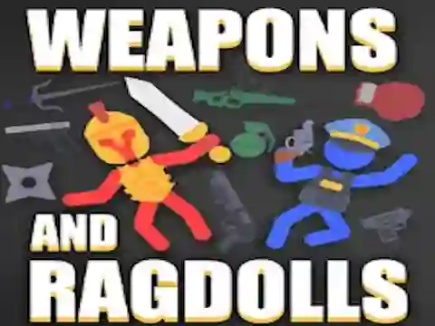 Játék Weapons and Ragdolls online