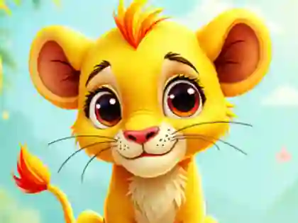 Játék Jigsaw Puzzle: Baby Simba online