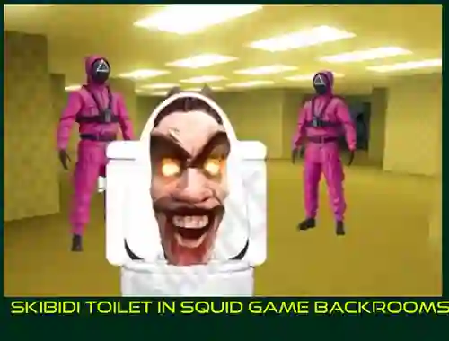 Játék Skibidi Toilet in Squid Game Backrooms online