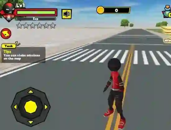 Játék Stick Rope Hero online