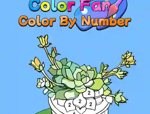 Játék Color Fan Color By Number online