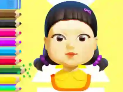Játék Coloring Book: Squid Game Doll online