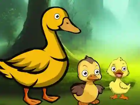 Játék Duck Family Reach Pond online