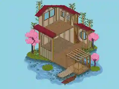 Játék Pixel House online