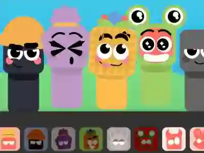 Játék Sprunbox: The Qoobies online