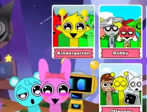 Játék Incredibox Party Frozen Sprunki Beat online