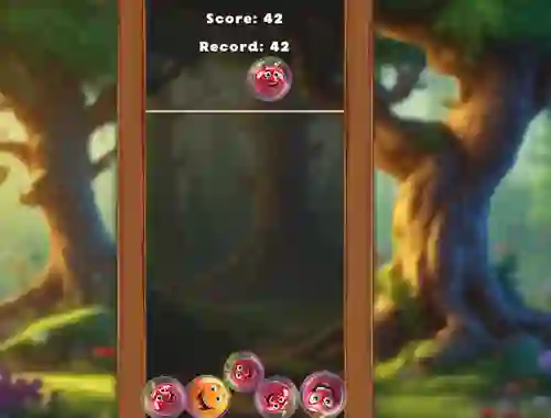 Játék Match Fruits In Bubbles! online