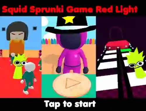 Játék Squid Sprunki Game Red Light online