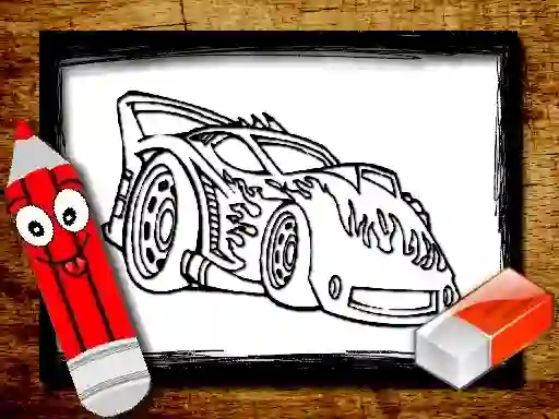 Játék Back To School Car Coloring Book online