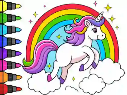 Játék Coloring Book: Magical Unicorn online