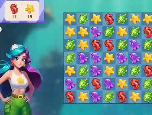 Játék Underwater Adventures: Match 3 online