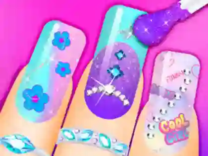 Játék Coloring Book: Nail Art online