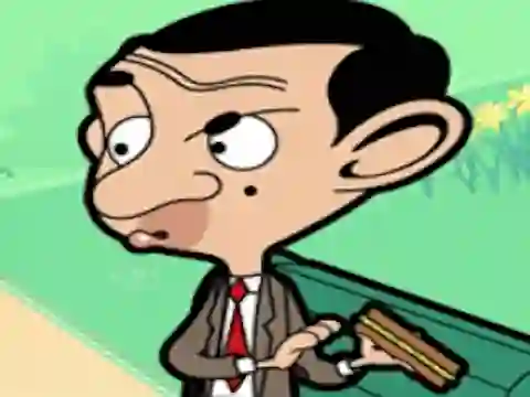 Játék Mr Bean Sliding Puzzle online