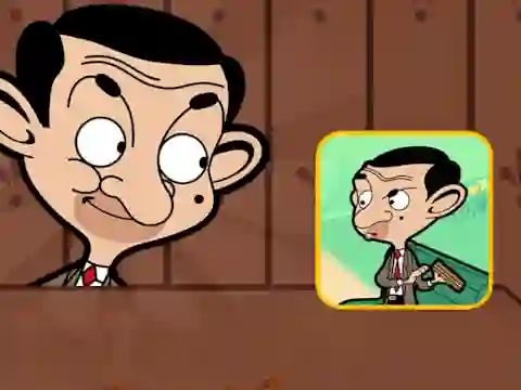 Játék Mr Bean Solve Puzzle online