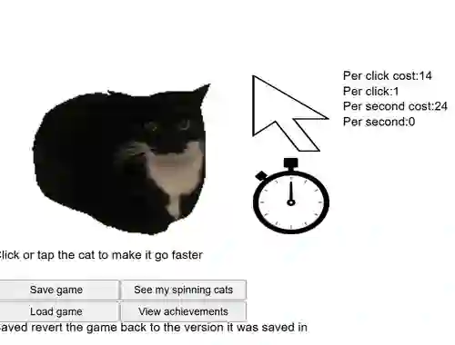 Játék Spinning Cat Clicker online