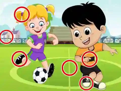 Játék Soccer Differences online