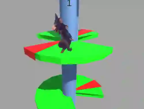 Játék Ratomilton Helix Jump online