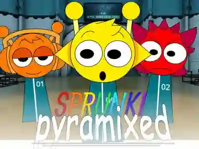 Játék Sprunki Pyramixed: Squid Game online