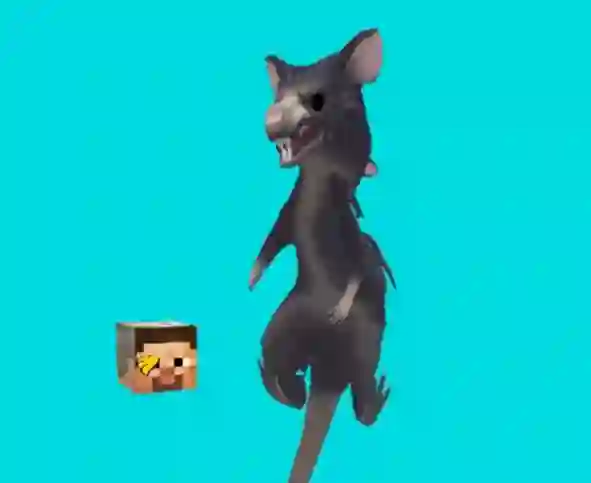 Játék Ratomilton Spinning Flappy Minecraf online