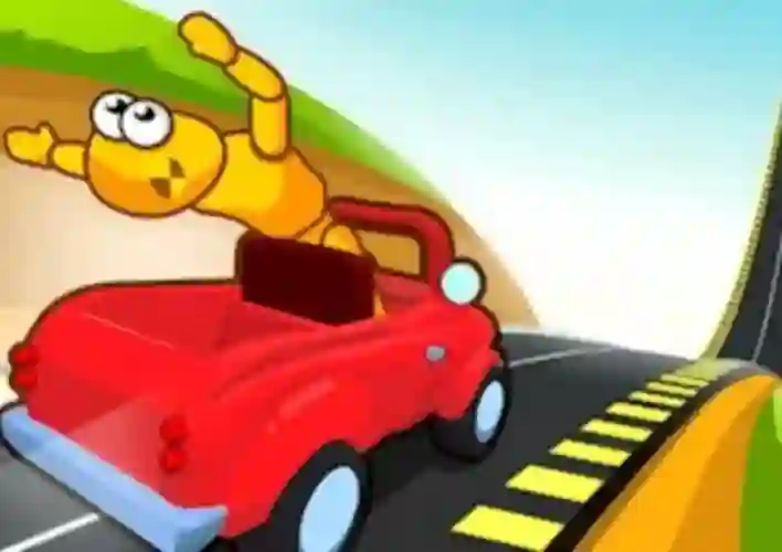 Játék Downhill Car Ride Crash Test online