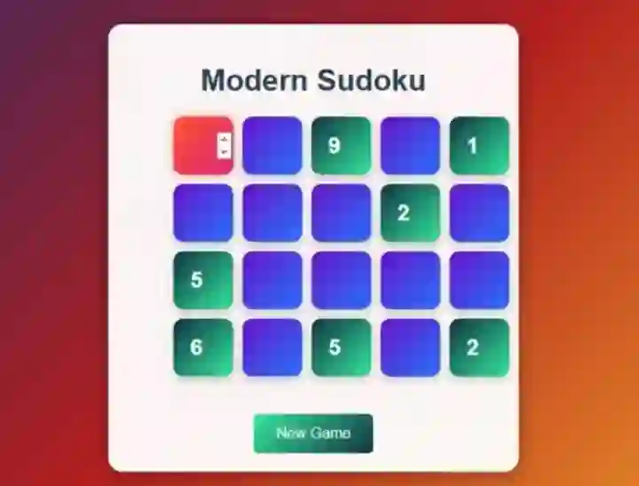 Játék Modern Sudoku online