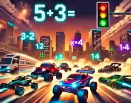 Játék Mathematics Racing online