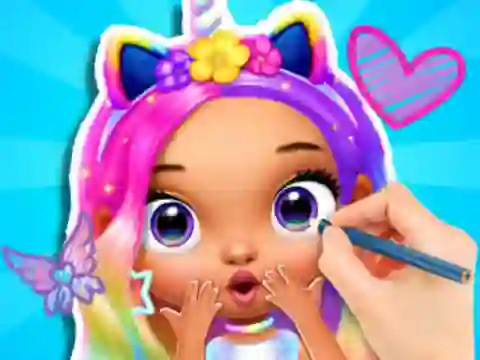 Játék Coloring Book: Fashion Barbie Princess online
