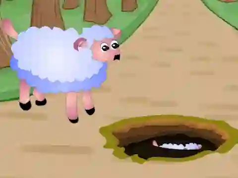 Játék Help Fallen Down Sheep Baby online