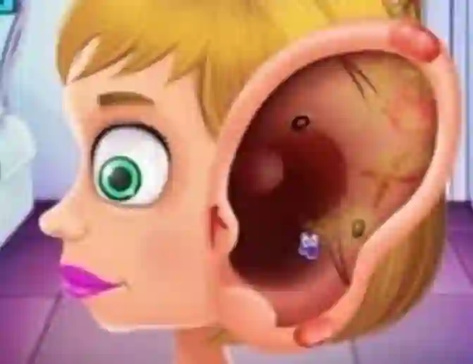 Játék Children's Doctor Treating Ears online