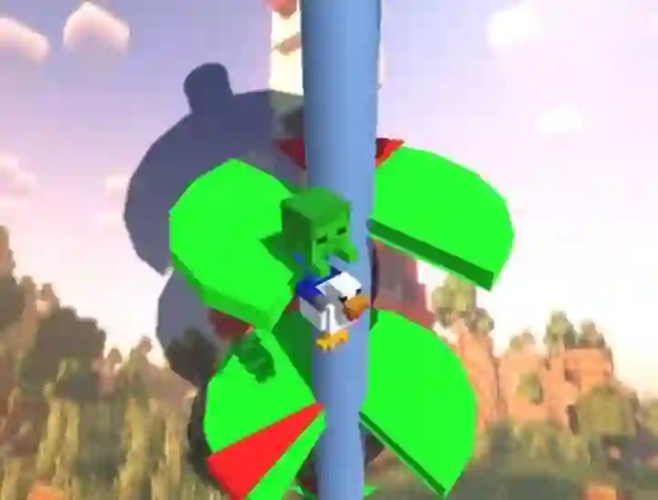 Játék Chicken Jockey Helix Jump online
