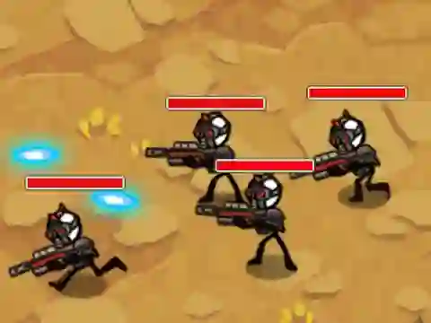 Játék Stickman Warfare online
