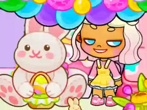 Játék Jigsaw Puzzle: Avatar World Easter Party online